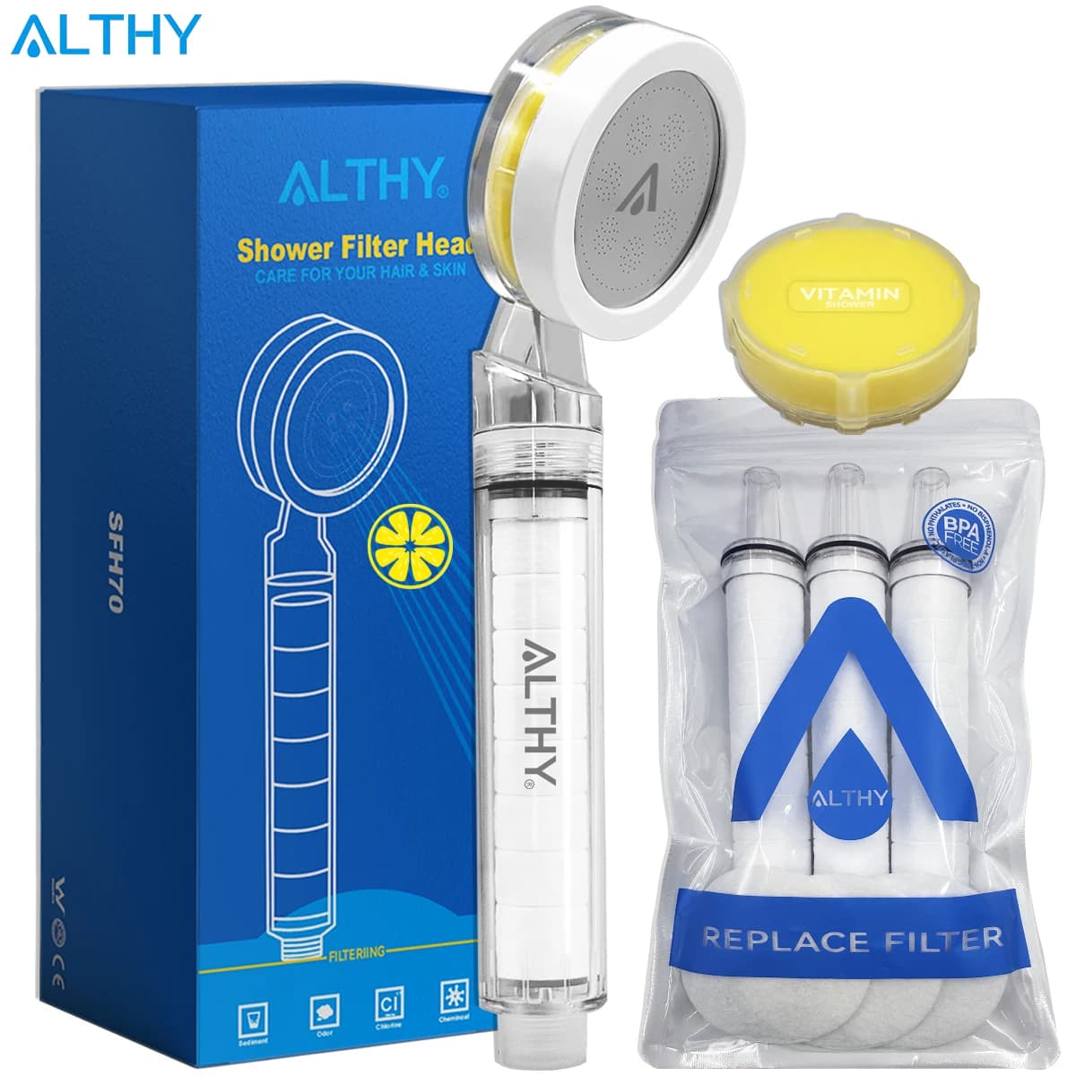 Vitamin C Handheld Shower Filter