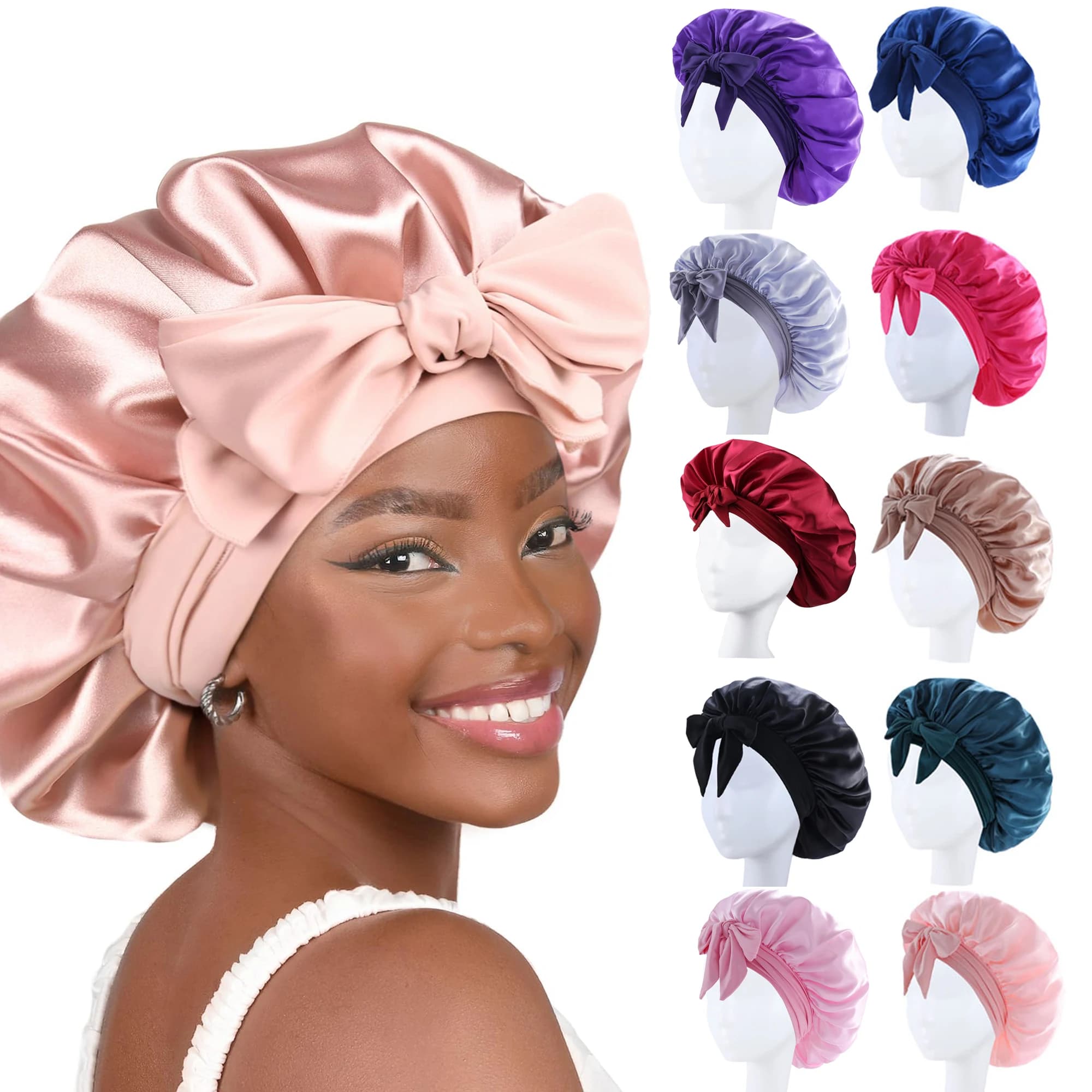 Silk Satin Sleep Bonnet